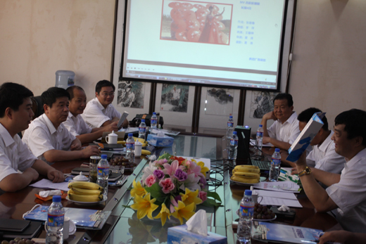 張輝書記與張建魯董事長座談